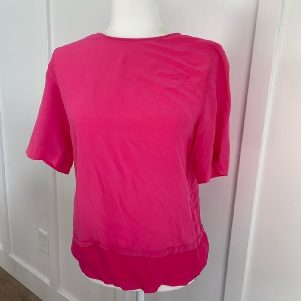 Hot pink hm blouse